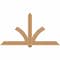 Ekena Millwork Redmond Smooth Timber Gable Bracket, Western Red Cedar, 84"W x 45"H x 3 1/2"D x 5 1/2"F, 13/12 Pitch GBW084X45X0406RED00SWR - alternate 1